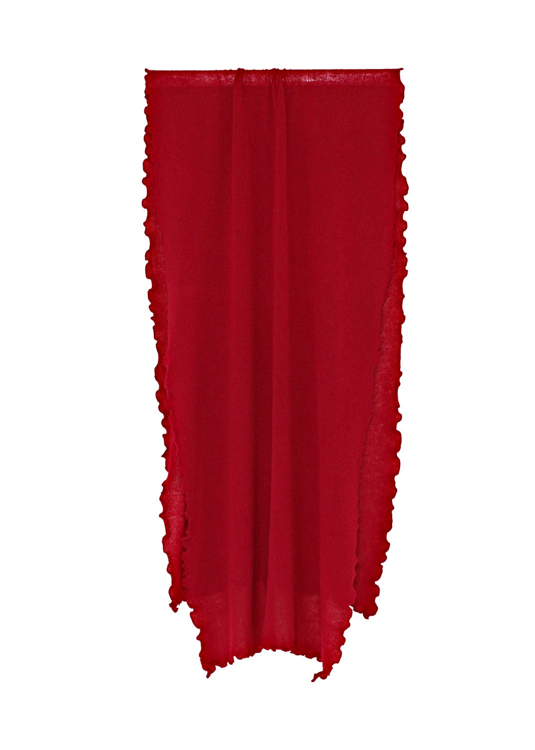 Maxi stor kashmir sjal - Ruby Red