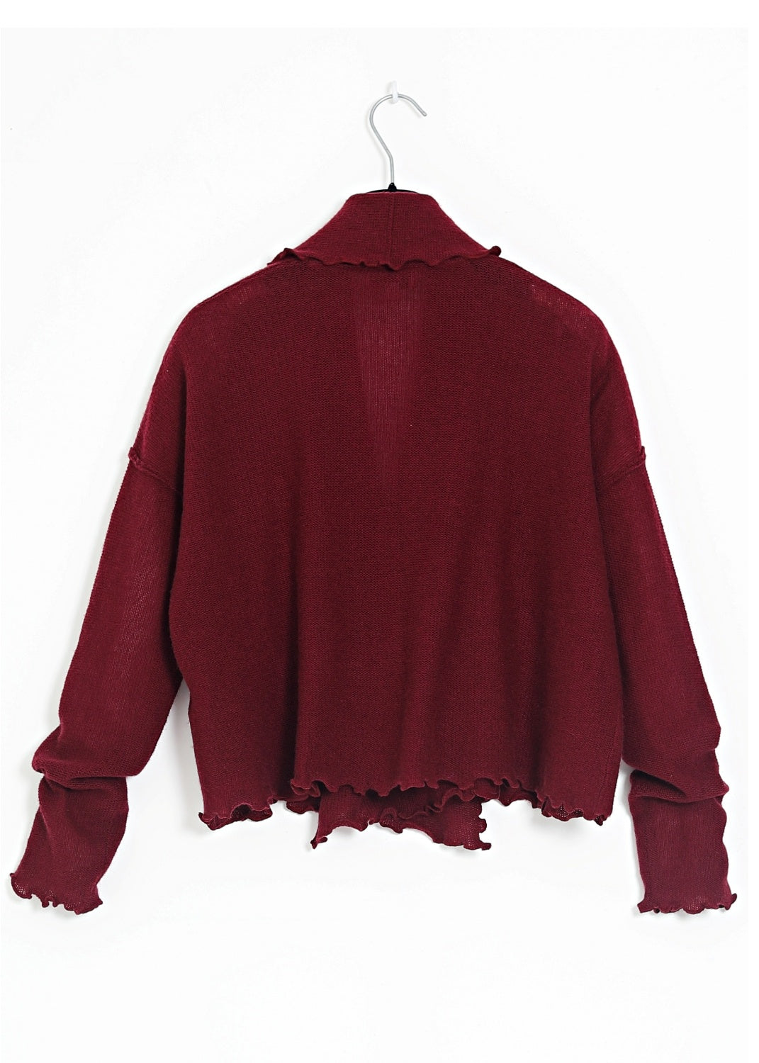 Mejse cashmere wrap cardigan - wine