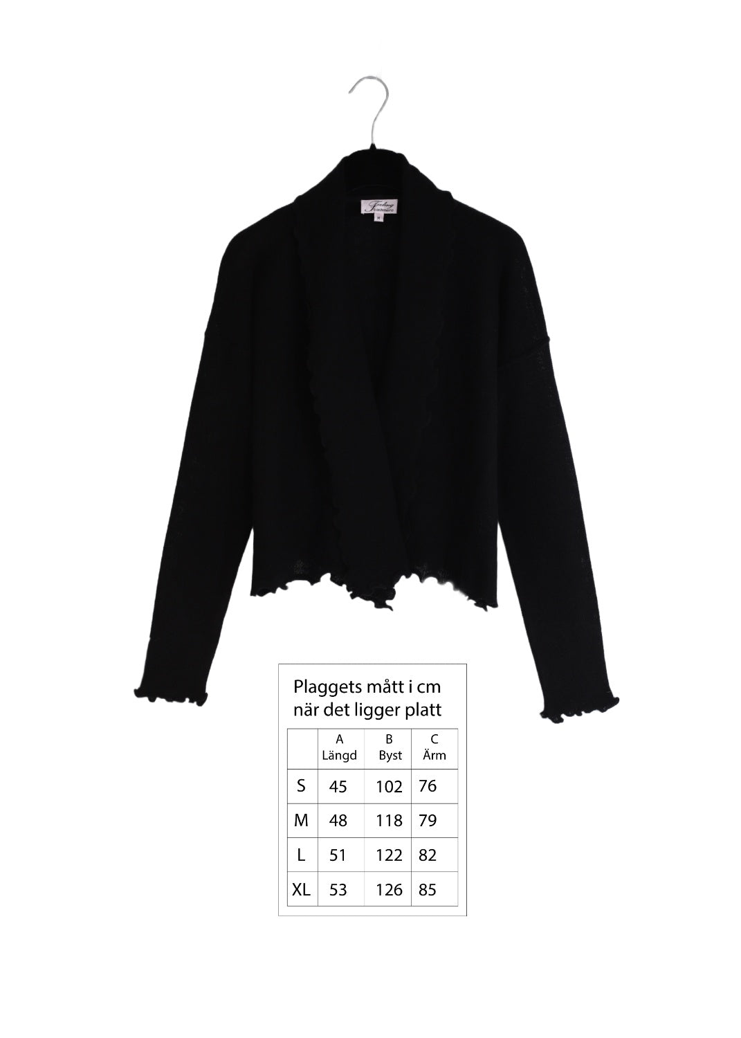 Mejse cashmere wrap cardigan - Black