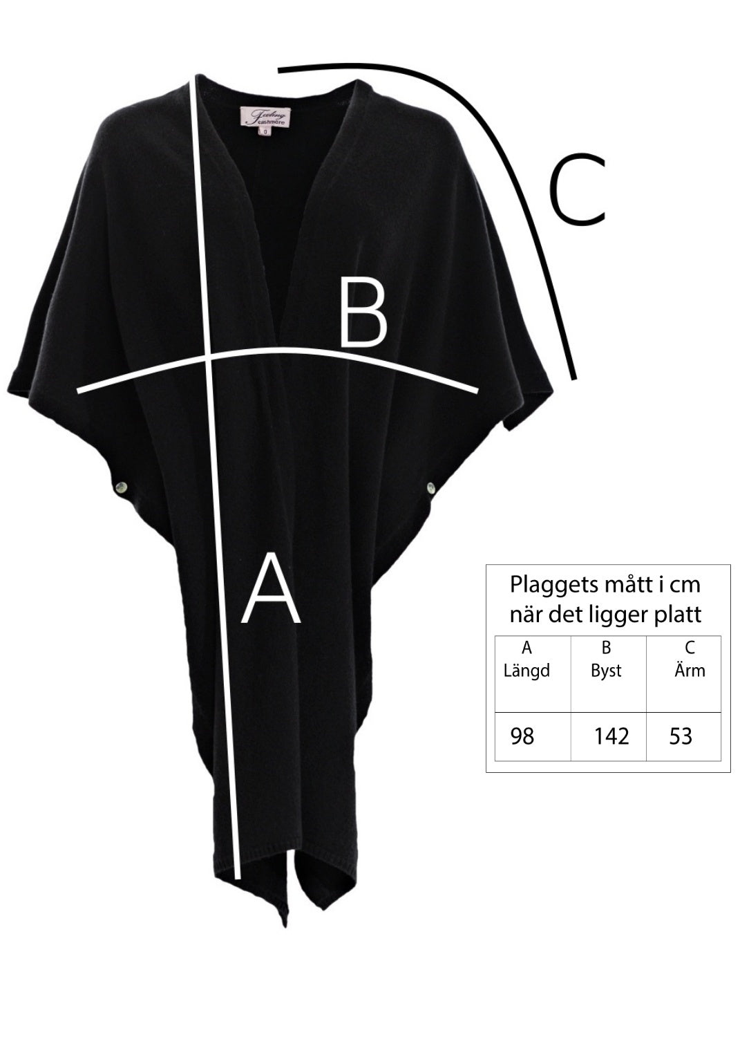 Kashmir Cape - Black